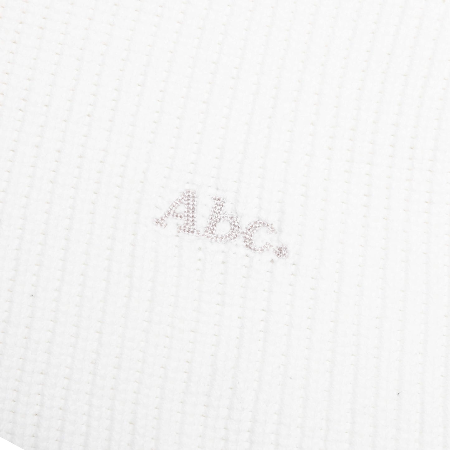 Ribbed Crewneck - Selenite White