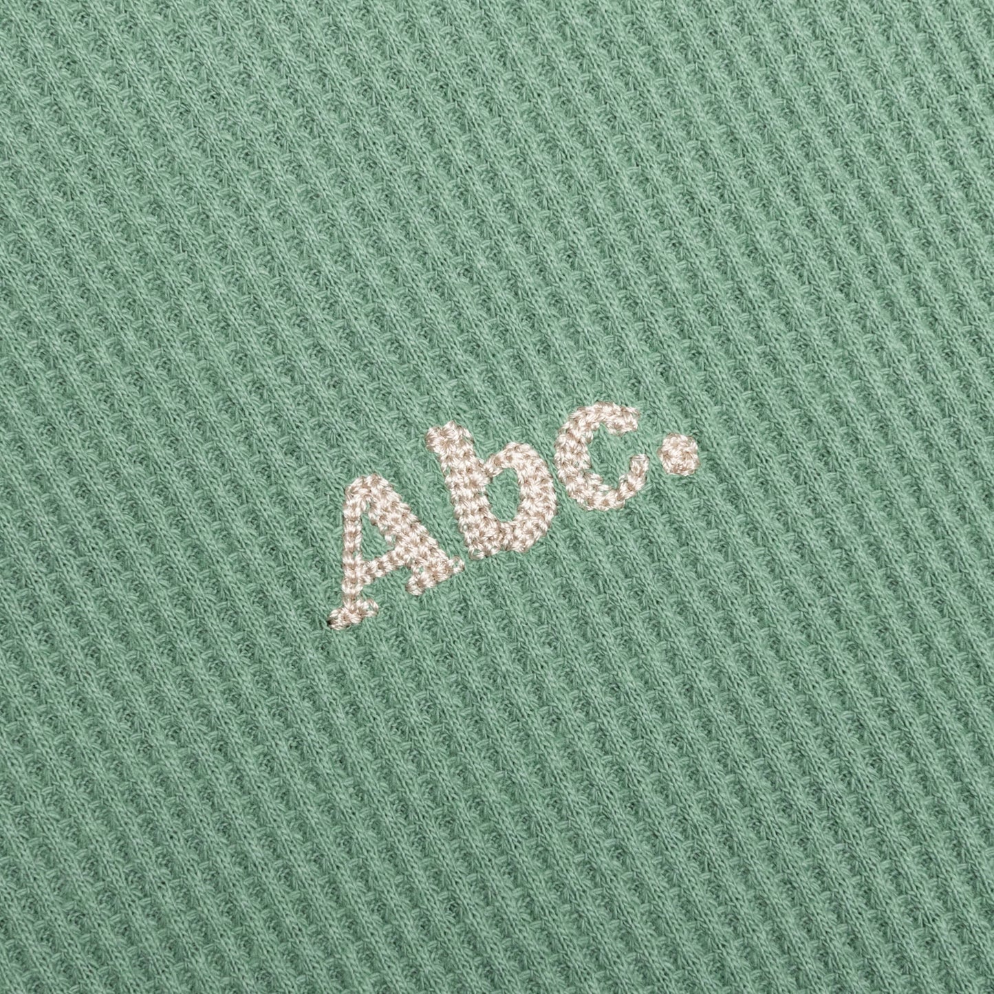Waffle Crewneck - Aventurine Green