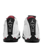 Air Jordan 14 Retro (GS) - White/Varsity Red/Black/Metallic Silver