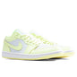 Women's Air Jordan 1 Low - Pure Platinum/Citron Tint/White