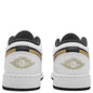 Air Jordan 1 Low (GS) - White/Metallic Gold/Black