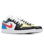 Air Jordan 1 Low CD (GS) - Black/Lt Fusion Red/White