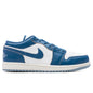 Air Jordan 1 Low SE - White/Industrial Blue/Blue Grey
