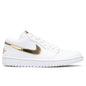 Women's Air Jordan 1 Low SE - White/Metallic Gold