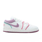 Air Jordan 1 Low SE (GS) - White/Light Bordeaux/Rush Pink