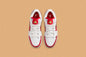 Air Jordan 1 Low SE (GS) - White/Metallic Gold/University Red