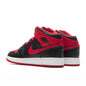 Air Jordan 1 Mid (GS) - Black/Fire Red/White