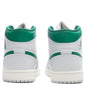 Air Jordan 1 Mid - Summit White/Pine Green/Pure Platinum