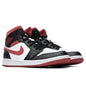 Air Jordan 1 Mid - White/Gym Red
