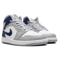 Air Jordan 1 Mid - White/Midnight Navy/Wolf Grey