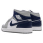 Air Jordan 1 Mid - White/Midnight Navy/Wolf Grey
