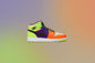 Air Jordan 1 Mid SE (GS) - Volt/Black/Vivid Orange