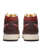 Air Jordan 1 Mid SE (GS) - Coconut Milk/Varsity Red/Dark Pony