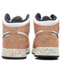 Air Jordan 1 Mid SE (GS) - Sail/Black/Cider