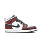 Air Jordan 1 Mid SE (PS) - Black/Infrared 23/Sail