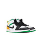 Air Jordan 1 Mid SE (PS) - White/Laser Orange