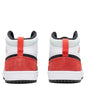 Air Jordan 1 Mid SE (PS) - White/Track Red