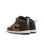 Air Jordan 1 Mid SE (TD) - Dark Chocolate/Crimson Bliss