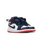 Air Jordan 1 Mid SE (TD) - White/University Red/Midnight Navy