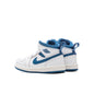 Air Jordan 1 Mid SE (TD) - White/Industrial Blue/Sail
