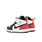 Air Jordan 1 Mid SE (TD) - White/Track Red