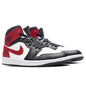 Women's Air Jordan 1 Mid - Sail/Gym Red/Off Noir