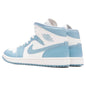 Women's Air Jordan 1 Mid 'UNC' - Sail/Worn Blue