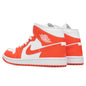 Women's Air Jordan 1 Mid - White/Habanero Red/White