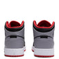 Air Jordan 1 Mid (GS) - Black/Cement Grey/Fire Red