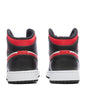 Air Jordan 1 Mid (GS) - Black/Fire Red/White