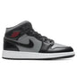 Air Jordan 1 Mid (GS) - Black/Gym Red/Particle Grey
