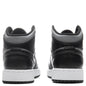 Air Jordan 1 Mid (GS) - Black/Gym Red/Particle Grey