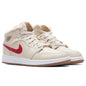 Air Jordan 1 Mid (GS) - Pearl White/Racer Blue/DK Driftwood