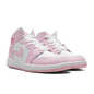 Air Jordan 1 Mid (GS) - Pink Foam/White/Fire Red