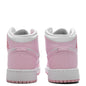 Air Jordan 1 Mid (GS) - Pink Foam/White/Fire Red