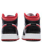 Air Jordan 1 Mid (GS) - White/Gym Red/Black