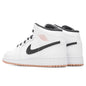 Air Jordan 1 Mid (GS) - White/Anthracite