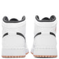 Air Jordan 1 Mid (GS) - White/Anthracite