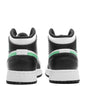 Air Jordan 1 Mid (GS) - White/Green Glow/Black