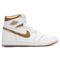 Women's Air Jordan 1 Retro High OG - White/Metallic Gold/Gum Light Brown