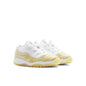 Air Jordan 11 Retro Low (TD) Yellow Snakeskin - White/Tour Yellow/Sail