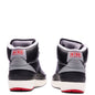 Air Jordan 2 Retro (GS) 'Black Cement' - Black/Cement Grey/Fire Red