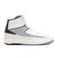 Air Jordan 2 Retro (GS) 'Python' - White/Fire Red/Cement Grey