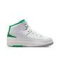 Air Jordan 2 Retro (PS) - White/Lucky Green/Sail