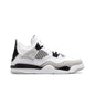 Air Jordan 4 Retro (PS) - White/Black/Neutral Grey