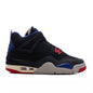 Air Jordan 4 Retro 'Rare Air' (GS) - Black/Fire Red/Deep Royal Blue