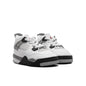 Air Jordan 4 Retro OG 'White Cement' (TD) - Summit White/Fire Red/Cement Grey/Black