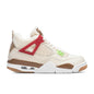 Air Jordan 4 Retro (GS) - Pearl White/Dark Driftwood