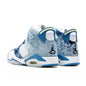 Air Jordan 6 Retro (GS) - White/Dutch Blue/Citron Tint