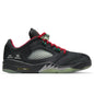 Air Jordan 5 Retro Low SP x CLOT - Black/Classic Jade/Fire Red